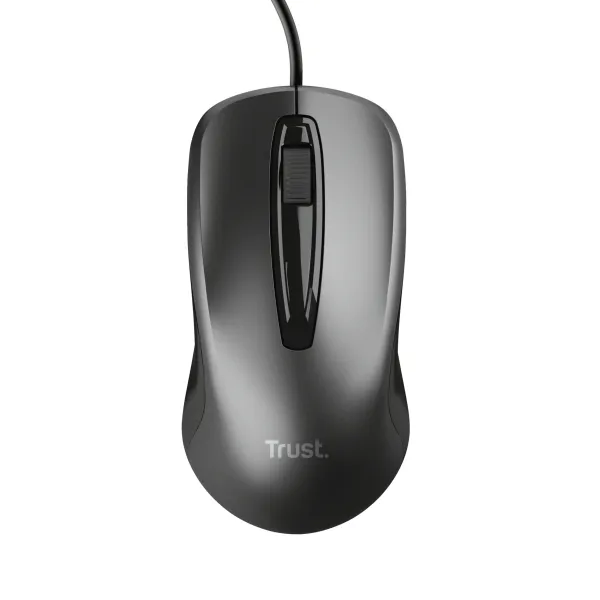 Trust Basics Ratón Óptico 1200DPI Negro
