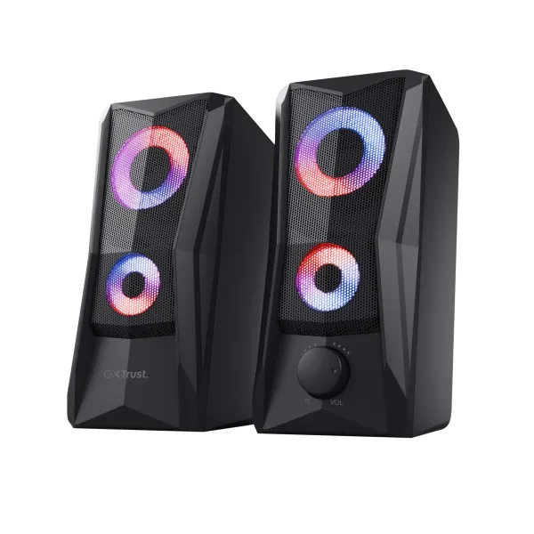 Trust GXT 606 JAVV Juego de Altavoces 2.0 RGB 12W Negros 