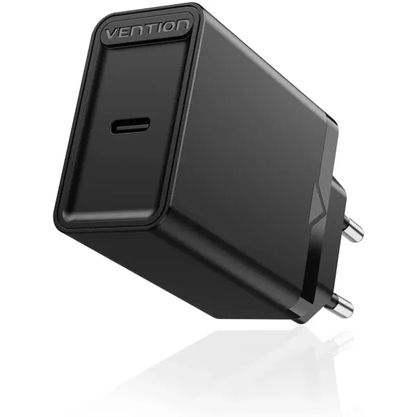 Vention FADB0-EU Cargador de Pared USB-C 3A PD20W Negro 