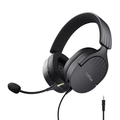 Trust GXT 489 FAYZO Auriculares Diadema Gaming Negros