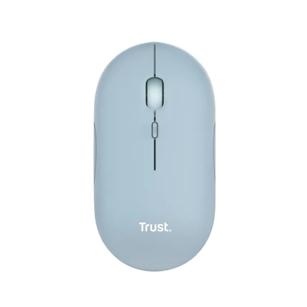 Trust Puck Ratón Inalámbrico 1600DPI Azul
