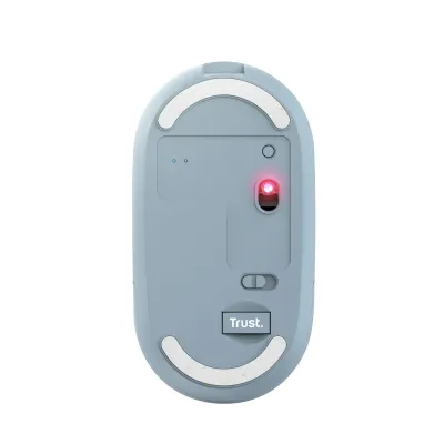 Trust Puck Ratón Inalámbrico 1600DPI Azul