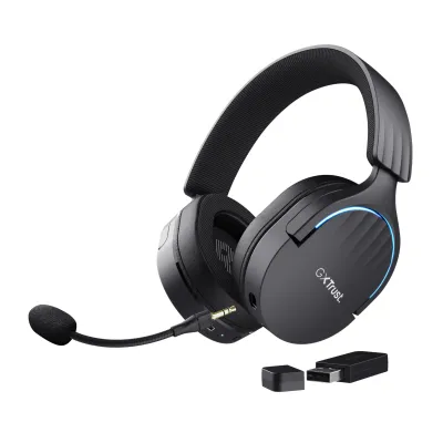 Trust GXT 491 Fayzo Auriculares Gaming Inalámbricos USB-C Negros Trust GXT 491 Fayzo Auriculares Gaming Inalámbricos USB-C Negros