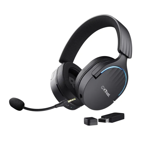 Trust GXT 491 Fayzo Auriculares Gaming Inalámbricos USB-C Negros 