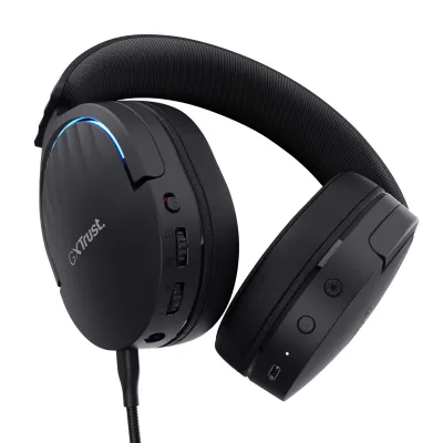 Trust GXT 491 Fayzo Auriculares Gaming Inalámbricos USB-C Negros Trust GXT 491 Fayzo Auriculares Gaming Inalámbricos USB-C Negros