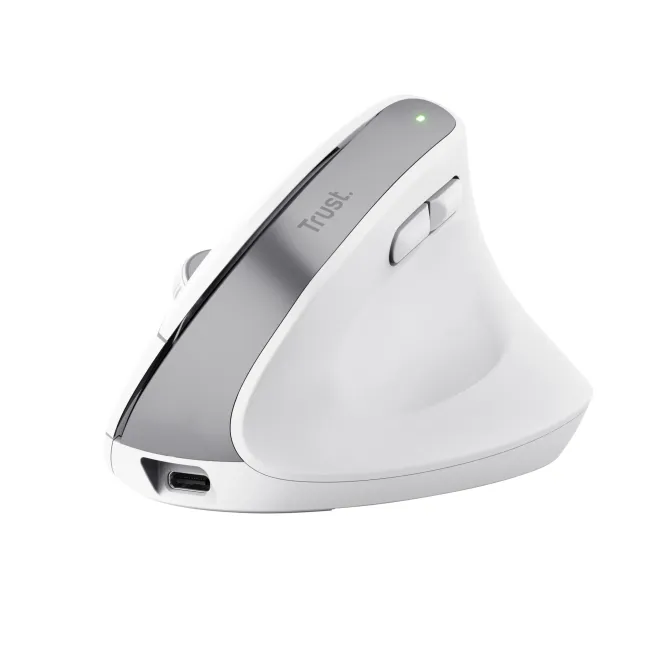 Ratón Ergonómico Inalámbrico por Bluetooth Trust Bayo+/ Batería