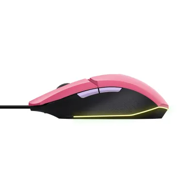 Trust GXT 109 Felox Ratón Gaming Iluminado USB 6400 DPI Rosa