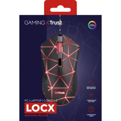 Trust GXT 133 Locx Ratón Gaming 4000 DPI