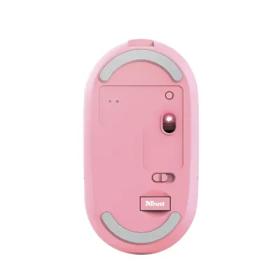 Trust Puck Ratón Inalámbrico 1600DPI Rosa