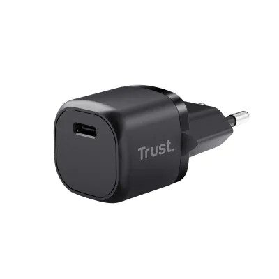 Cargador Compacto Trust Maxo/ 1xUSB Tipo-C/ 20W Cargador Compacto Trust Maxo/ 1xUSB Tipo-C/ 20W