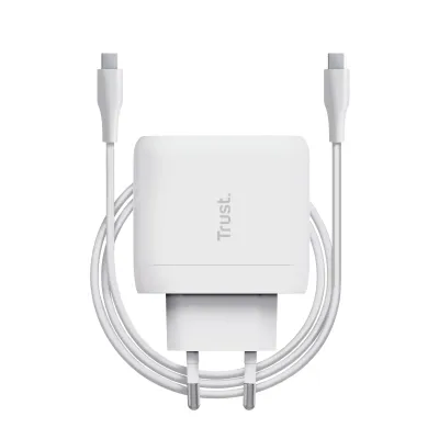 Cargador de Pared Trust Maxo 65W/ 1xUSB Tipo-C/ 65W Cargador de Pared Trust Maxo 65W/ 1xUSB Tipo-C/ 65W