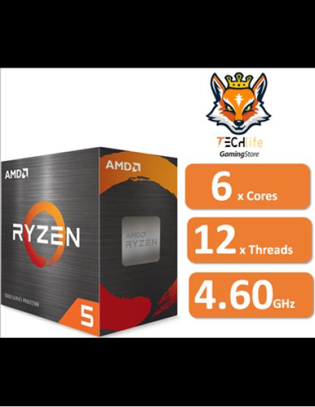 AMD Ryzen 5 5600X 6x Cores a 3.70Ghz/4.60Ghz 32MB Socket AM4 | Tech...