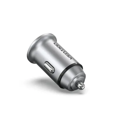 Cargador de Coche Vention FFFH0/ 1xUSB-Tipo C/ 1xUSB/ 30W Cargador de Coche Vention FFFH0/ 1xUSB-Tipo C/ 1xUSB/ 30W