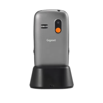 Gigaset GL390 Teléfono Móvil para Personas Mayores/ Gris