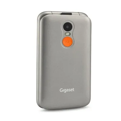 Gigaset GL590 Teléfono Móvil para Personas Mayores/ Plata