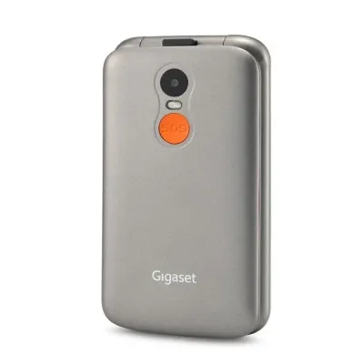 Gigaset GL590 Teléfono Móvil para Personas Mayores/ Plata