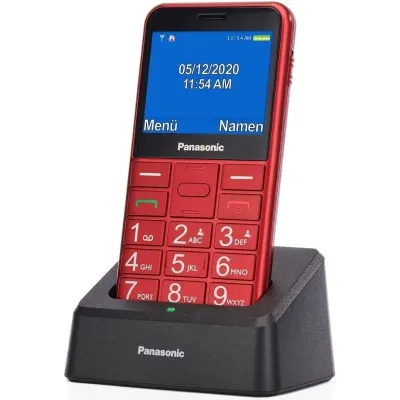 Teléfono Móvil Panasonic KX-TU155EXRN para Personas Mayores/ Teléfono Móvil Panasonic KX-TU155EXRN para Personas Mayores/