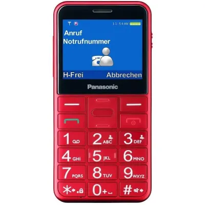 Teléfono Móvil Panasonic KX-TU155EXRN para Personas Mayores/ Teléfono Móvil Panasonic KX-TU155EXRN para Personas Mayores/