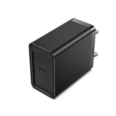 Vention FADB0-EU Cargador de Pared USB-C 3A PD20W Negro