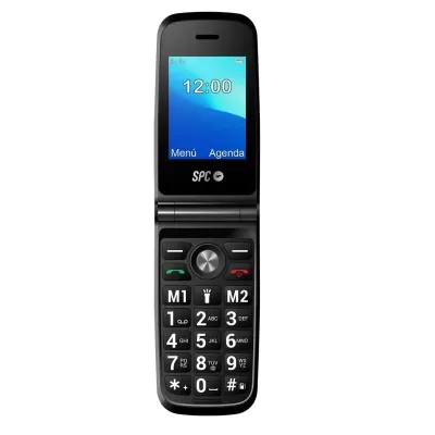 Teléfono Móvil SPC Titan para Personas Mayores/ Negro