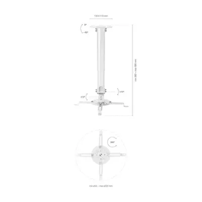 Aisens CP04TSRE-133 Soporte de Techo Aisens CP04TSRE-133 Soporte de Techo