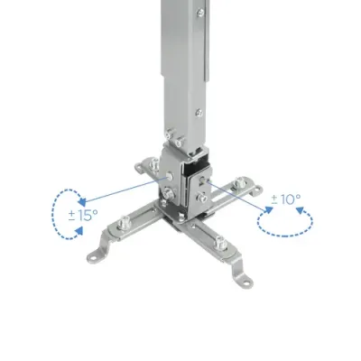 TooQ Soporte Proyector Universal Inclinable Techo Plata TooQ Soporte Proyector Universal Inclinable Techo Plata