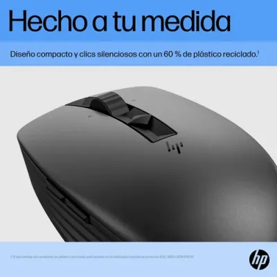 HP 710 Ratón Inalámbrico Silencioso Recargable 1200 DPI Negro HP 710 Ratón Inalámbrico Silencioso Recargable 1200 DPI Negro