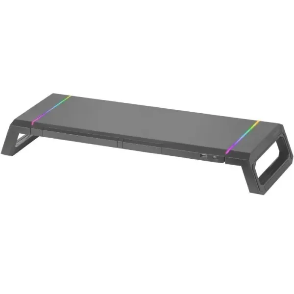 Mars Gaming MGS-One Soporte para Monitor Chroma RGB Tamaño Ajustable Negro 