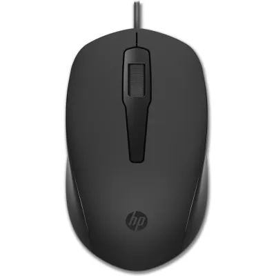 HP 150 Ratón con Cable USB 1600 DPI Negro