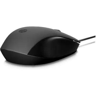 HP 150 Ratón con Cable USB 1600 DPI Negro