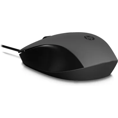 HP 150 Ratón con Cable USB 1600 DPI Negro