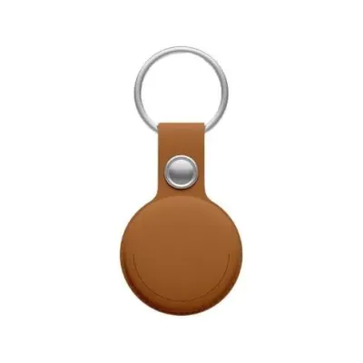 Leotec Localizador MiTag Compatible Apple con Llavero Marrón