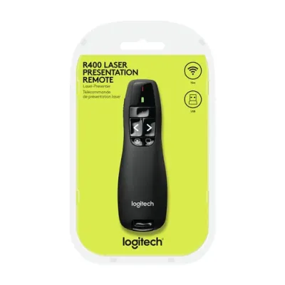 Logitech R400 Presentador Inalámbrico con Receptor USB y Logitech R400 Presentador Inalámbrico con Receptor USB y