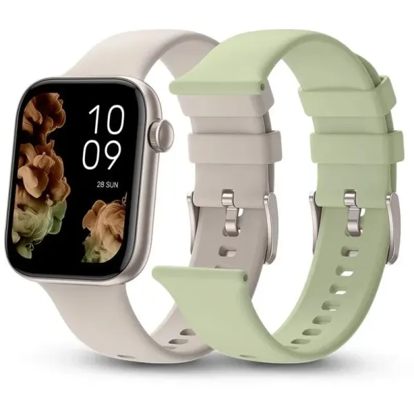 SPC Smartee Duo 2 Reloj Smartwatch con Correa de Regalo Beige/verde