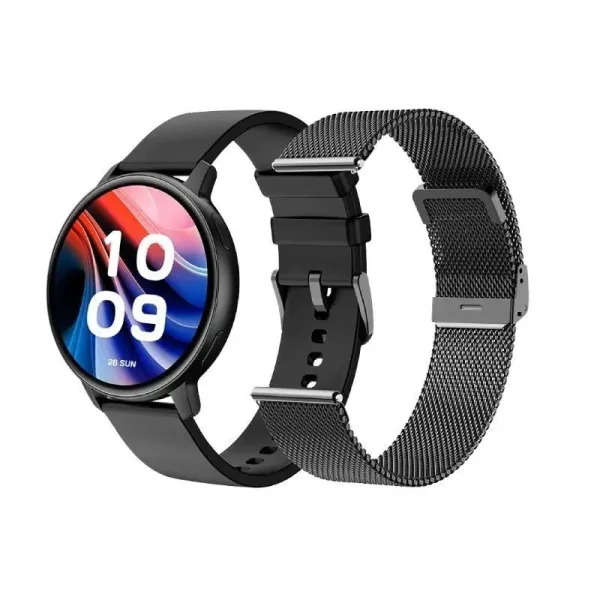 SPC Smartee Duo Classic Reloj Smartwatch Negro + Correa Extra