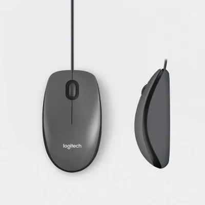 Logitech M100 Ratón Ambidiestro USB 1000 DPI Negro