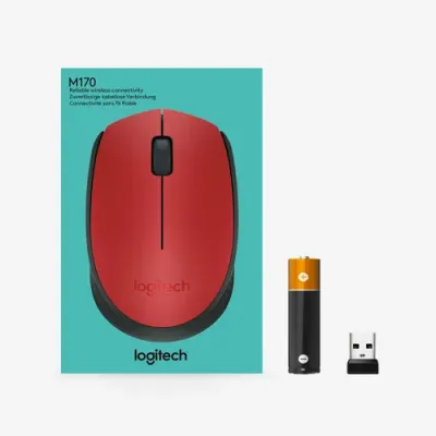 Logitech M171 Ratón Inalámbrico Rojo Logitech M171 Ratón Inalámbrico Rojo