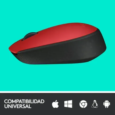 Logitech M171 Ratón Inalámbrico Rojo Logitech M171 Ratón Inalámbrico Rojo