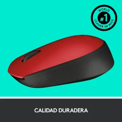 Logitech M171 Ratón Inalámbrico Rojo Logitech M171 Ratón Inalámbrico Rojo