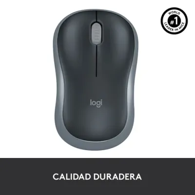 Logitech M185 Negro/Gris - Ratón inalámbrico mediano 1000 DPI Logitech M185 Negro/Gris - Ratón inalámbrico mediano 1000 DPI