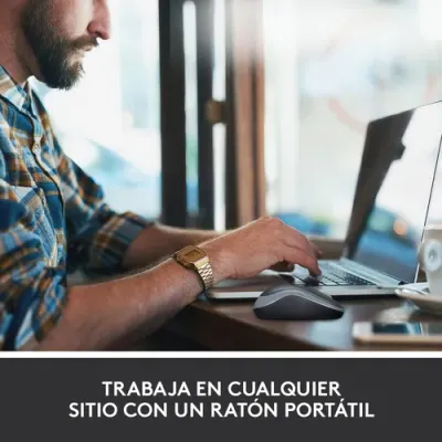 Logitech M185 Negro/Gris - Ratón inalámbrico mediano 1000 DPI Logitech M185 Negro/Gris - Ratón inalámbrico mediano 1000 DPI