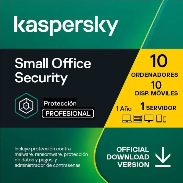 Kaspersky Small Office Security 7.0 5 Usuarios + 1 Servidor 1 Año