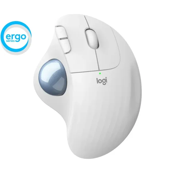 Logitech Ergo M575 Ratón Trackball Inalámbrico 2000DPI Blanco
