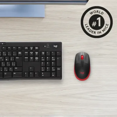 Logitech M190 Ratón Inalámbrico 1000DPI Rojo Logitech M190 Ratón Inalámbrico 1000DPI Rojo