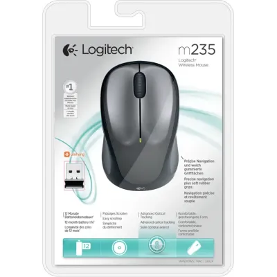 Logitech M235 Ratón Inalámbrico 1000DPI Logitech M235 Ratón Inalámbrico 1000DPI