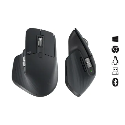 Logitech MX Master 3S Performance Ratón Inalámbrico Funciona Logitech MX Master 3S Performance Ratón Inalámbrico Funciona