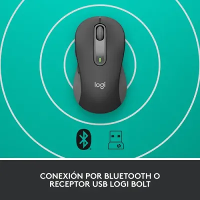 Logitech Signature M650 L Ratón Óptico Inalámbrico 2000DPI Gris Logitech Signature M650 L Ratón Óptico Inalámbrico 2000DPI Gris