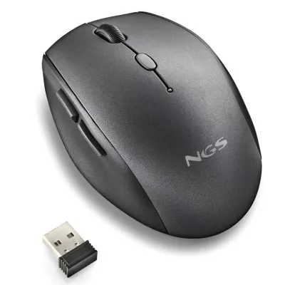 NGS Bee Black Ratón Inalámbrico 1600 DPI Negro NGS Bee Black Ratón Inalámbrico 1600 DPI Negro