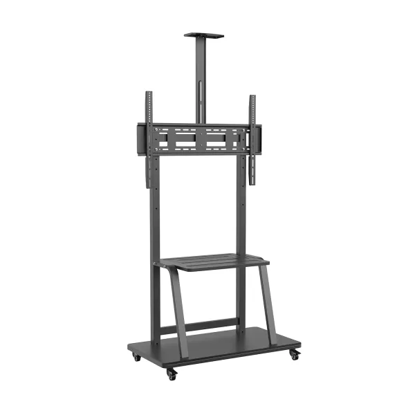 Aisens Soporte de Suelo Eco Bandeja de DVD/Cámara para Monitor/TV 37”-100” VESA 800x600 Máx. 150Kg 