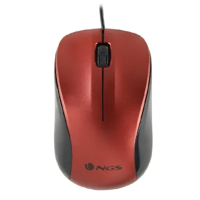 NGS Wired Crew Ratón Óptico 1200DPI Rojo NGS Wired Crew Ratón Óptico 1200DPI Rojo